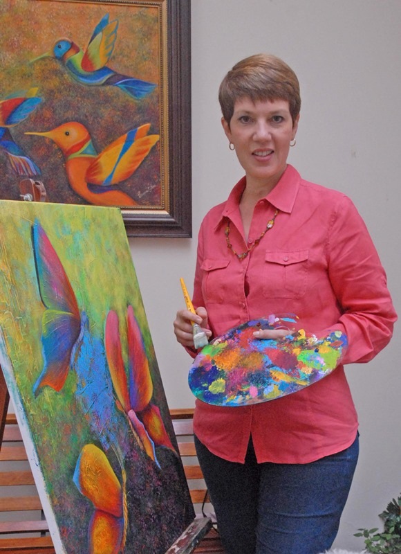 Carmen Silva artist in Playas del Coco Costa Rica